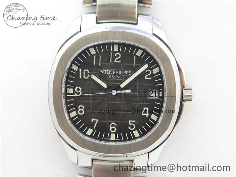 Aquanaut 5167A SS ZF 1:1 Best Edition Black Dial on SS Bracelet 324CS (Free box)