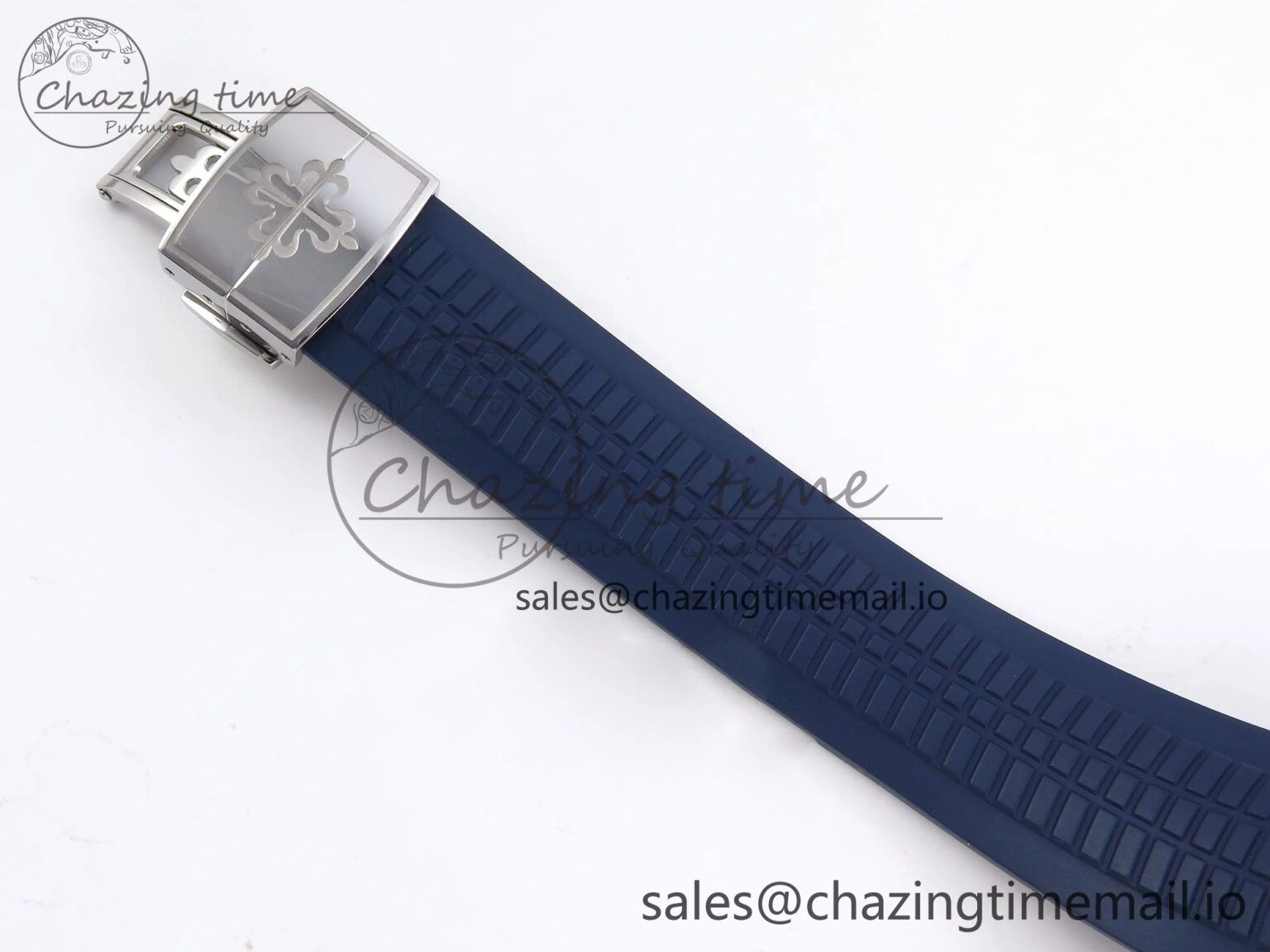 Aquanaut 5167A SS ZF 1:1 Best Edition Blue Dial on Blue Rubber Strap 330CS V2