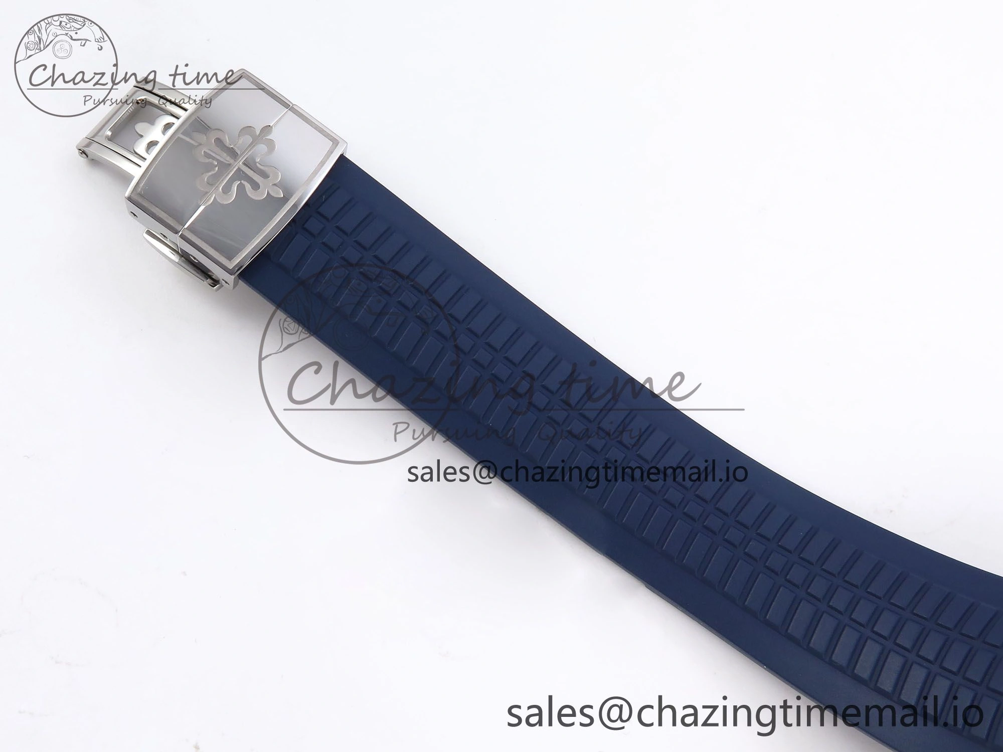 Aquanaut 5167A SS ZF 1:1 Best Edition Blue Dial on Blue Rubber Strap 330CS V2