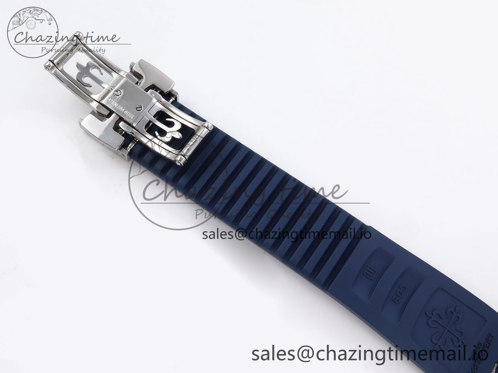 Aquanaut 5167A SS ZF 1:1 Best Edition Blue Dial on Blue Rubber Strap 330CS V2