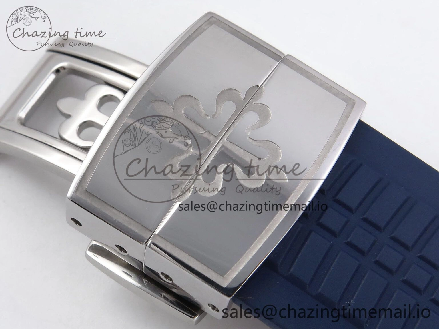 Aquanaut 5167A SS ZF 1:1 Best Edition Blue Dial on Blue Rubber Strap 330CS V2
