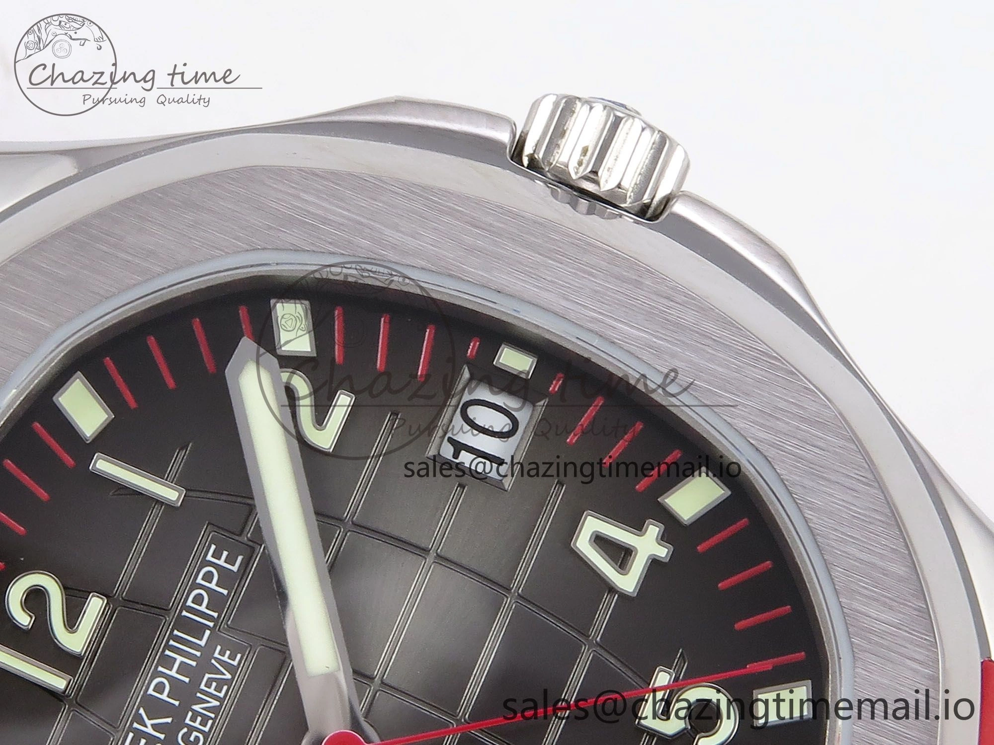 Aquanaut 5167A Singapore Edition SS ZF 1:1 Best Edition Red Second Hand on Red Rubber Strap 324CS