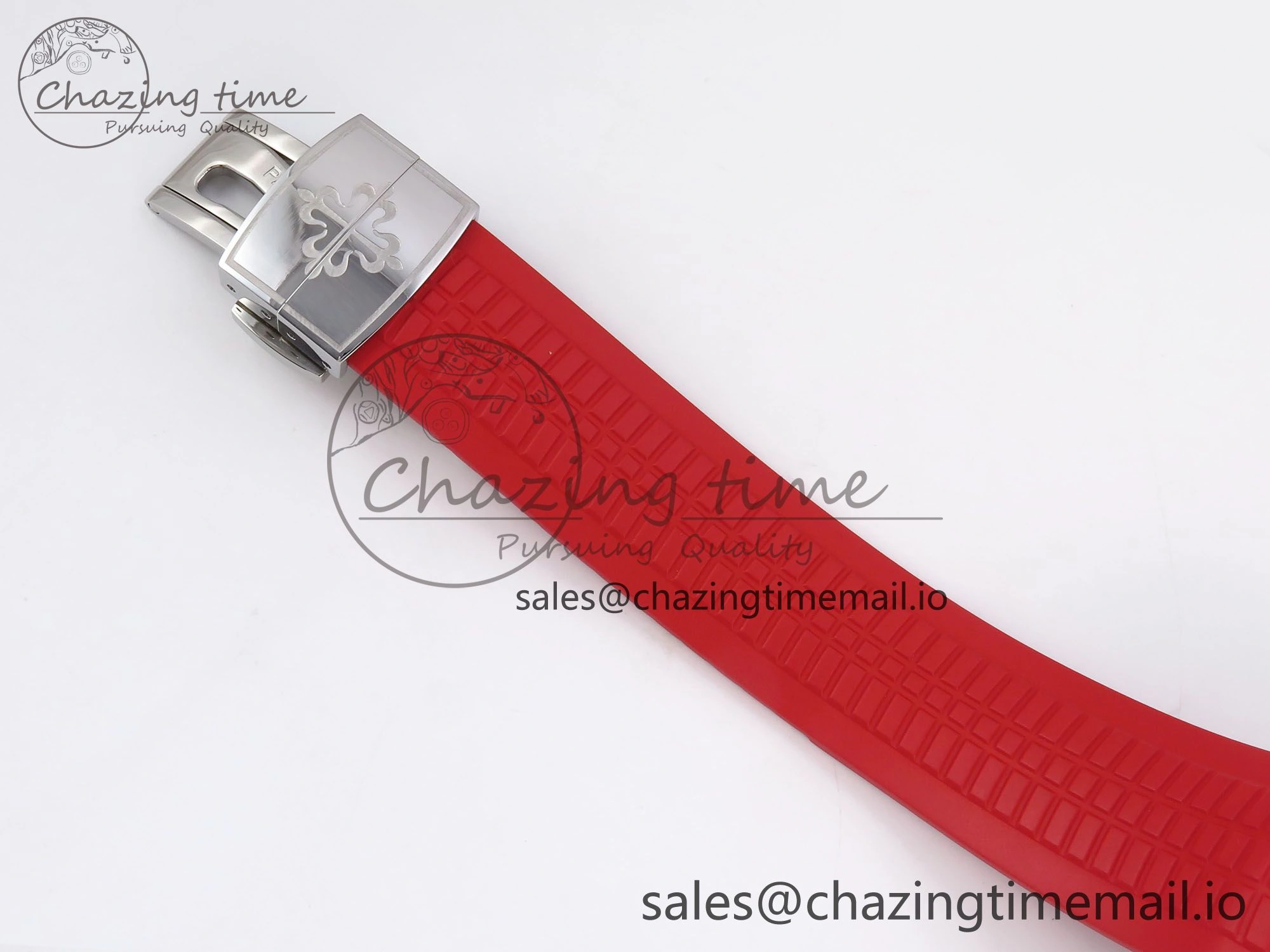 Aquanaut 5167A Singapore Edition SS ZF 1:1 Best Edition Red Second Hand on Red Rubber Strap 324CS