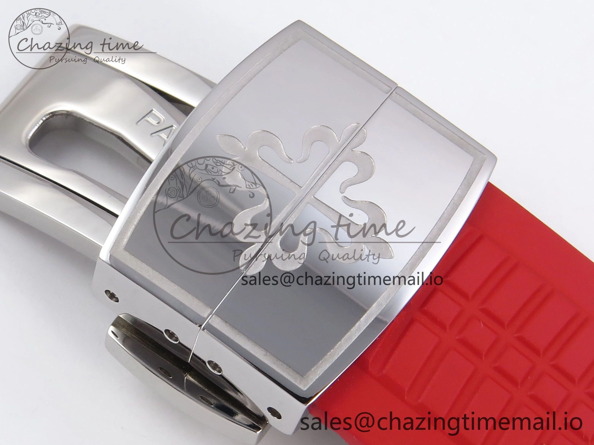 Aquanaut 5167A Singapore Edition SS ZF 1:1 Best Edition Red Second Hand on Red Rubber Strap 324CS