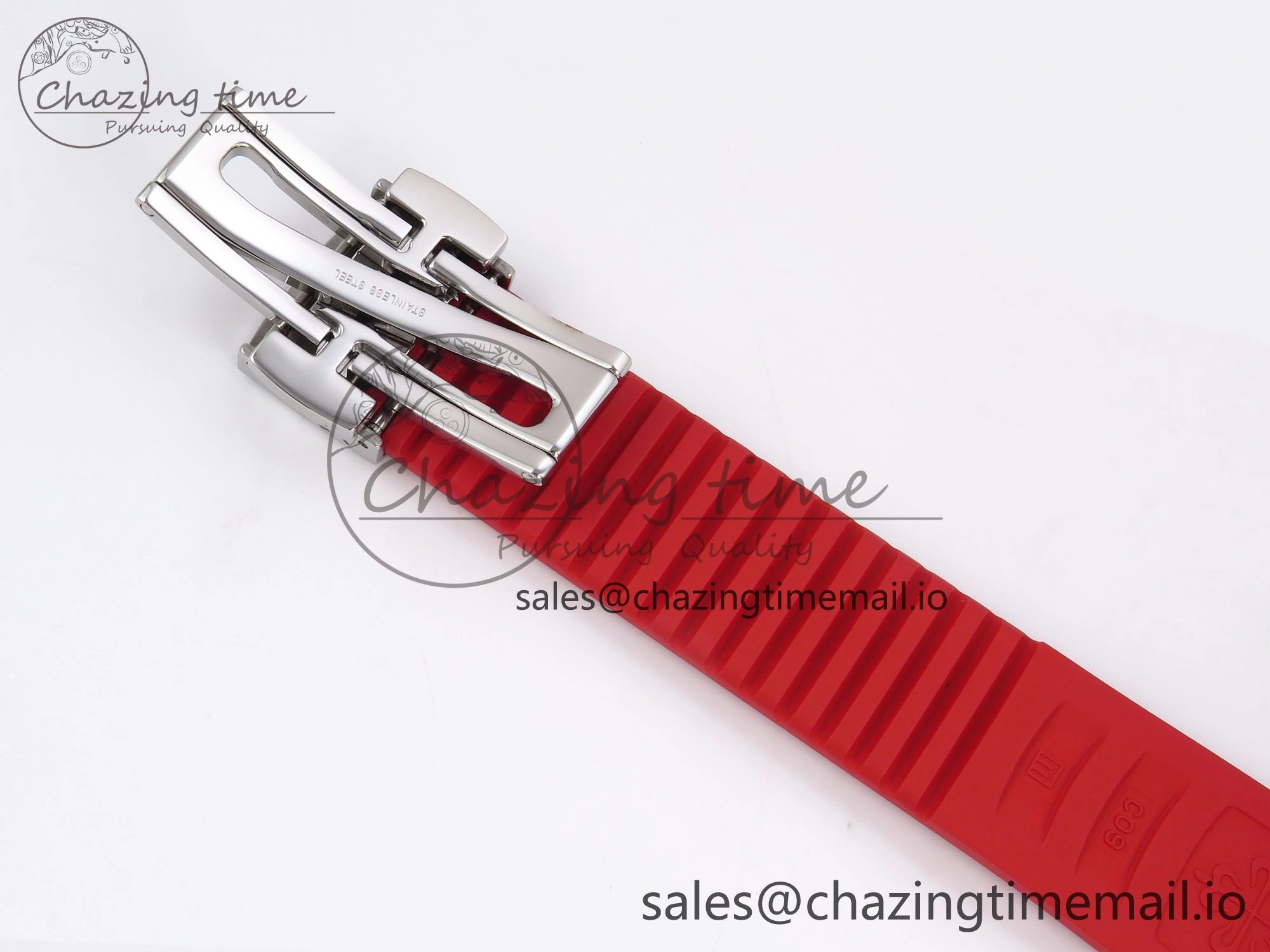 Aquanaut 5167A Singapore Edition SS ZF 1:1 Best Edition Red Second Hand on Red Rubber Strap 324CS
