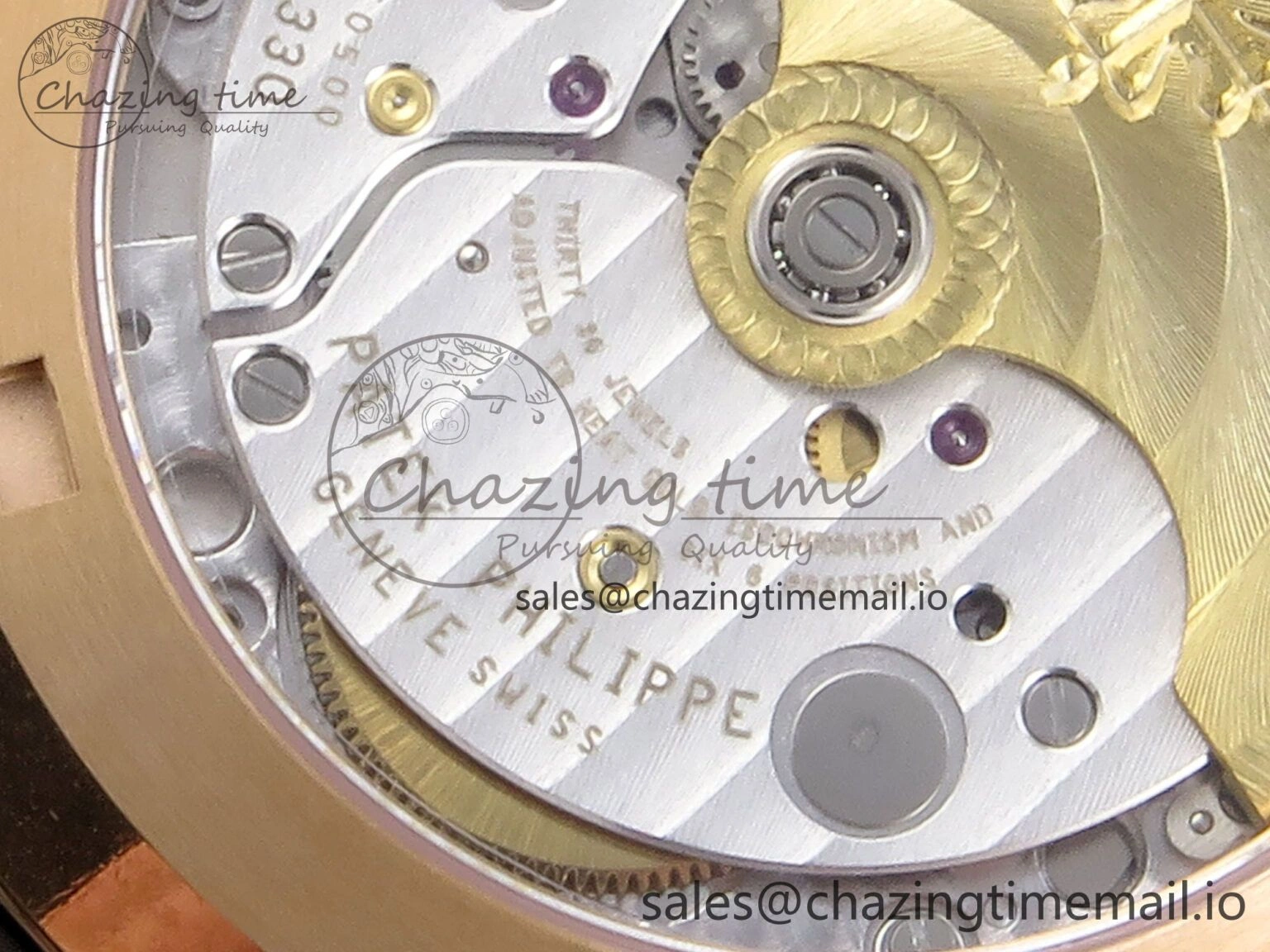 Aquanaut 5167R RG 3KF Best Edition Brown Dial on Brown Rubber Strap A324 Super Clone V2