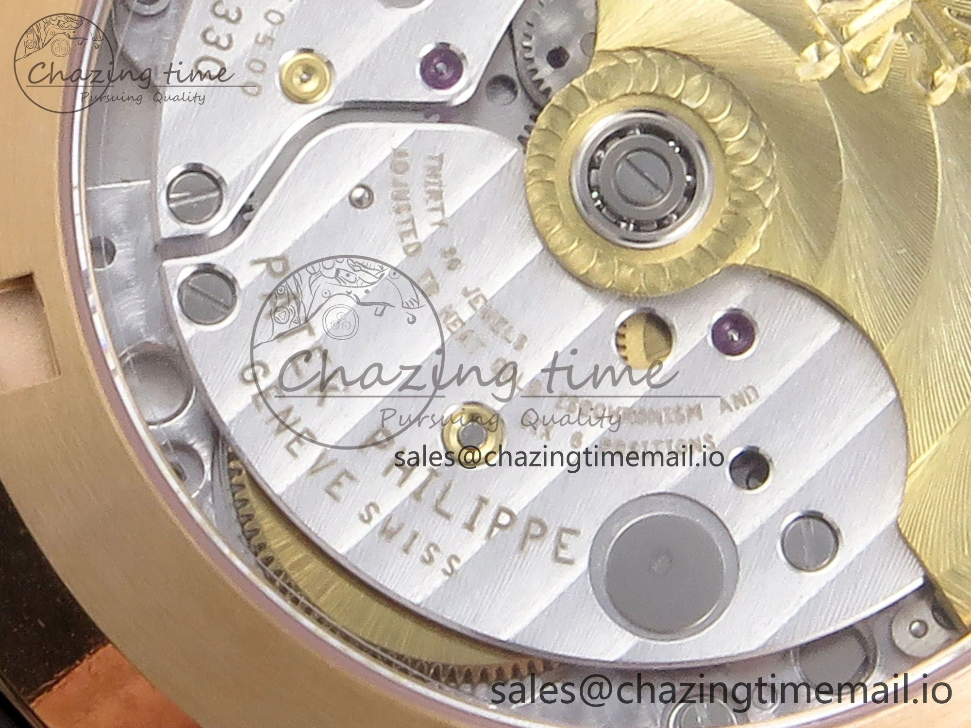 Aquanaut 5167R RG 3KF Best Edition Brown Dial on Brown Rubber Strap A324 Super Clone V2