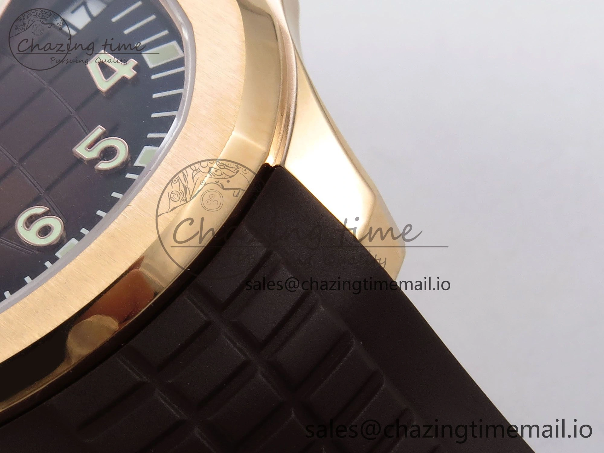 Aquanaut 5167R RG ZF 1:1 Best Edition Brown Dial on Brown Rubber Strap 330CS V2