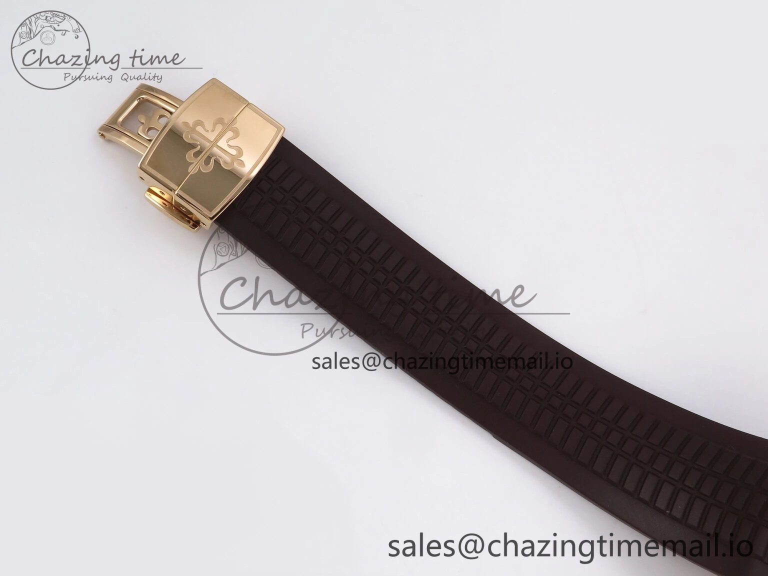 Aquanaut 5167R RG ZF 1:1 Best Edition Brown Dial on Brown Rubber Strap 330CS V2