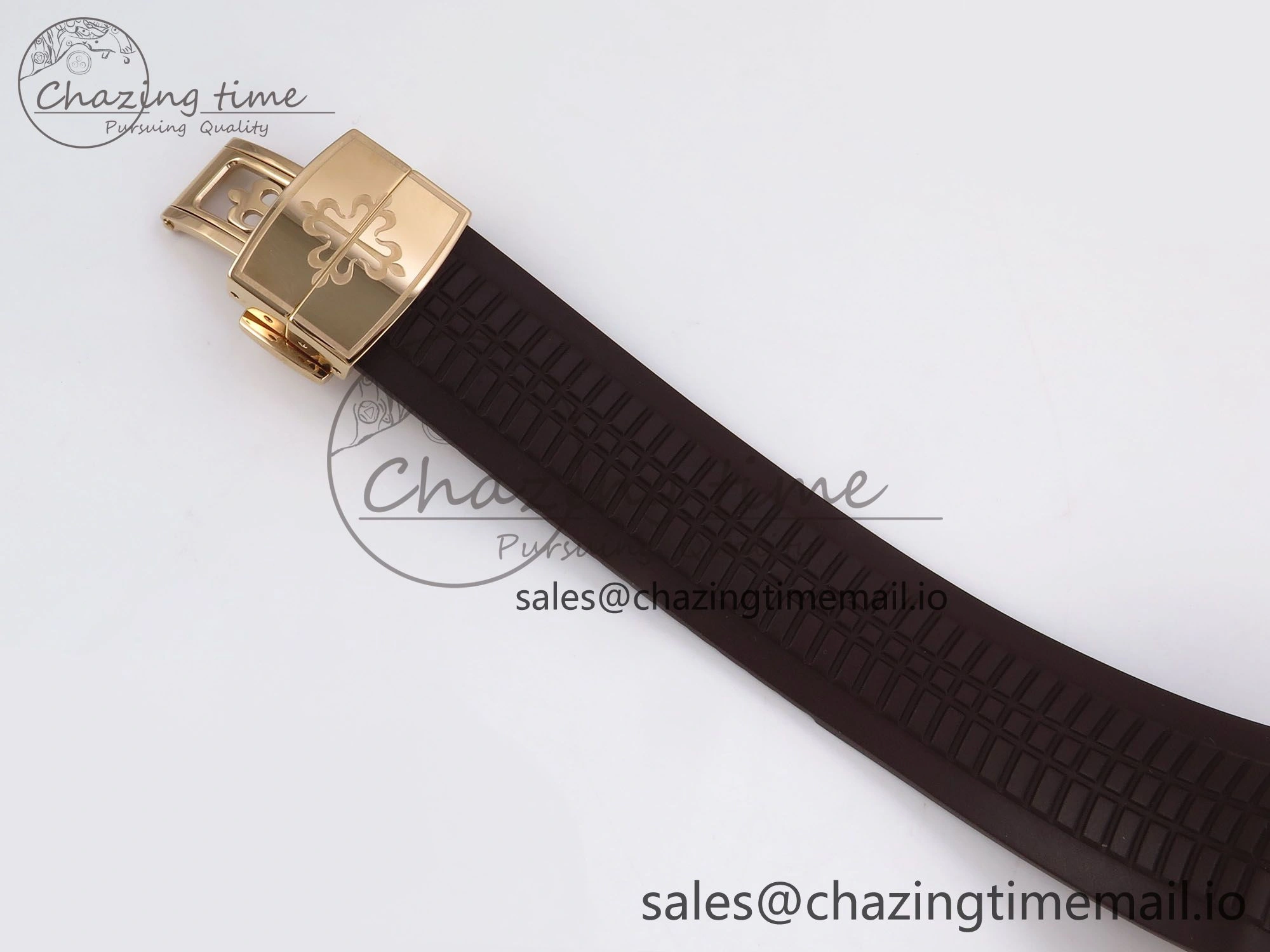 Aquanaut 5167R RG ZF 1:1 Best Edition Brown Dial on Brown Rubber Strap 330CS V2