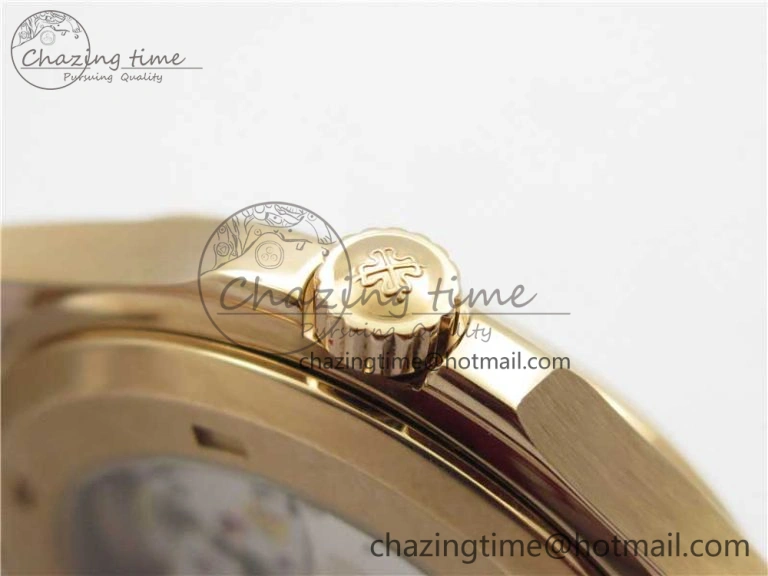 Aquanaut 5167R RG ZF 1:1 Best Edition Brown Dial on White Rubber Strap 324CS (Free box)