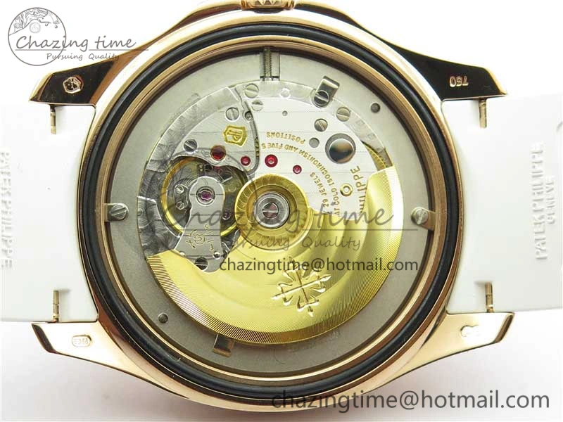 Aquanaut 5167R RG ZF 1:1 Best Edition Brown Dial on White Rubber Strap 324CS (Free box)
