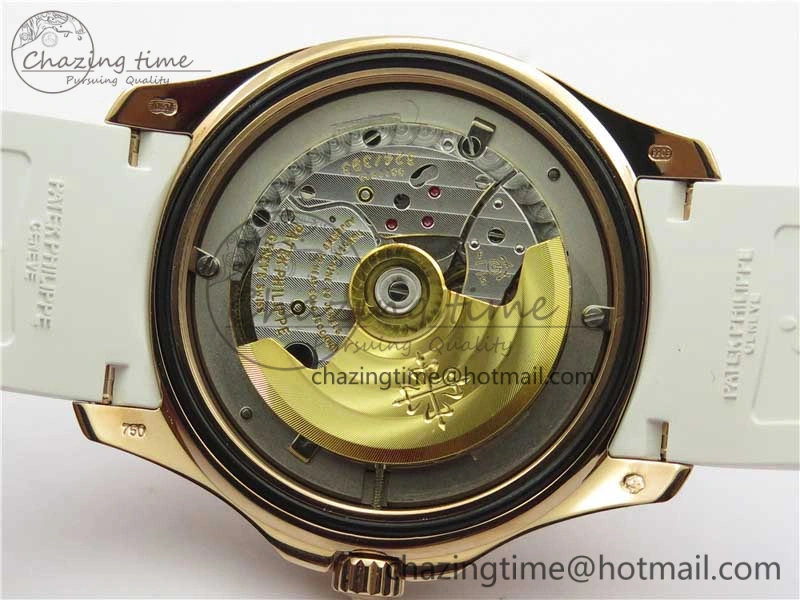 Aquanaut 5167R RG ZF 1:1 Best Edition Brown Dial on White Rubber Strap 324CS (Free box)