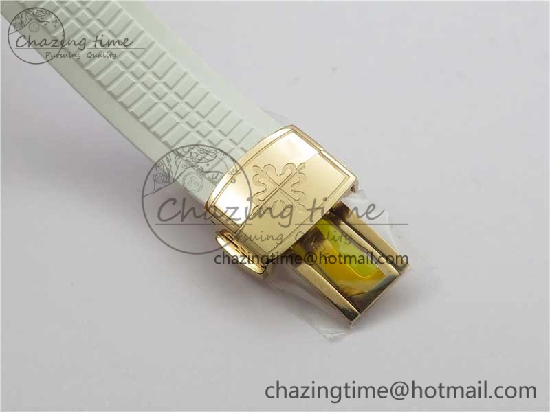 Aquanaut 5167R RG ZF 1:1 Best Edition Brown Dial on White Rubber Strap 324CS (Free box)