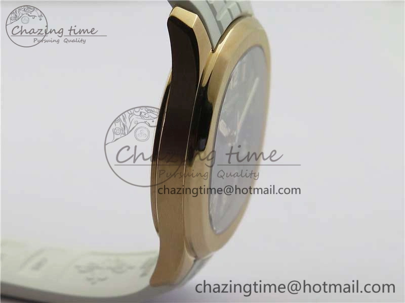 Aquanaut 5167R RG ZF 1:1 Best Edition Brown Dial on White Rubber Strap 324CS (Free box)