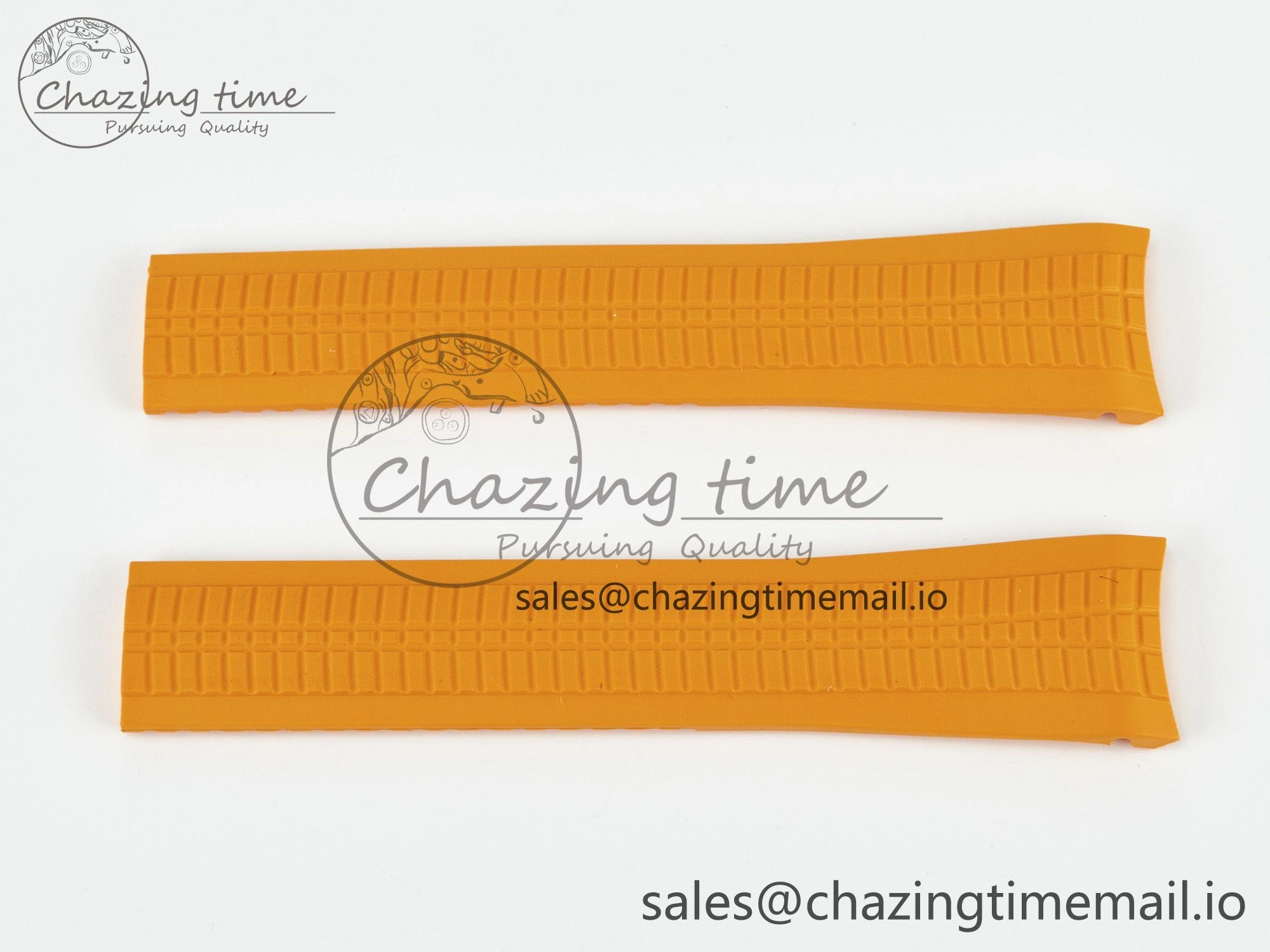 Aquanaut 5168 Best Edition Orange Rubber Strap (Fits the Gen size)