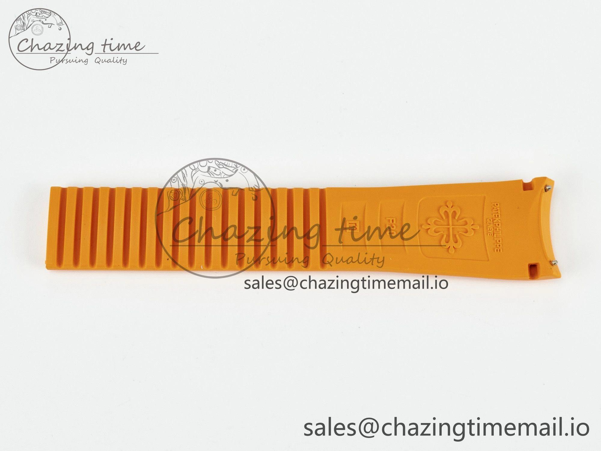Aquanaut 5168 Best Edition Orange Rubber Strap (Fits the Gen size)