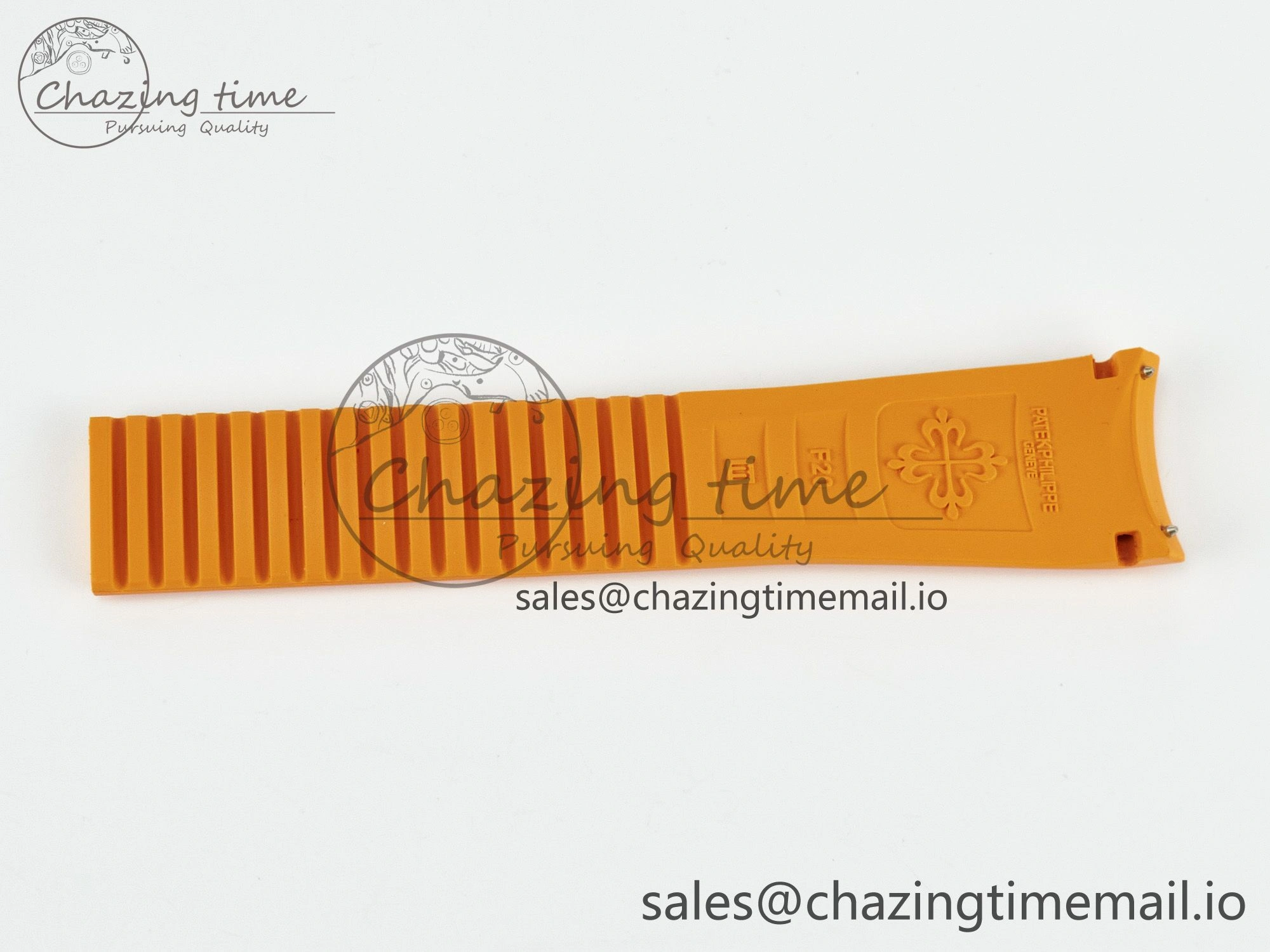 Aquanaut 5168 Best Edition Orange Rubber Strap (Fits the Gen size)