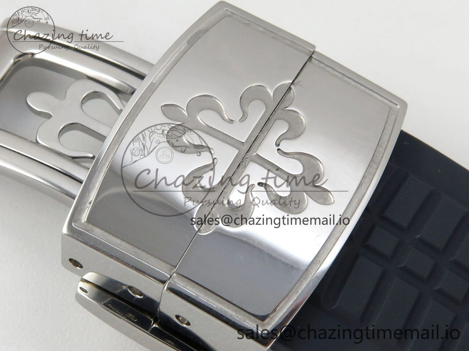 Aquanaut 5168G 42mm SS APWF 1:1 Best Edition Blue Dial on Blue Rubber Strap A324 Super Clone (Weighted)