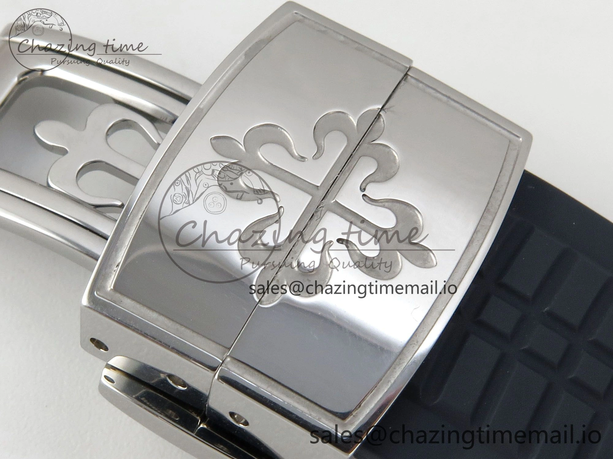 Aquanaut 5168G 42mm SS APWF 1:1 Best Edition Blue Dial on Blue Rubber Strap A324 Super Clone (Weighted)