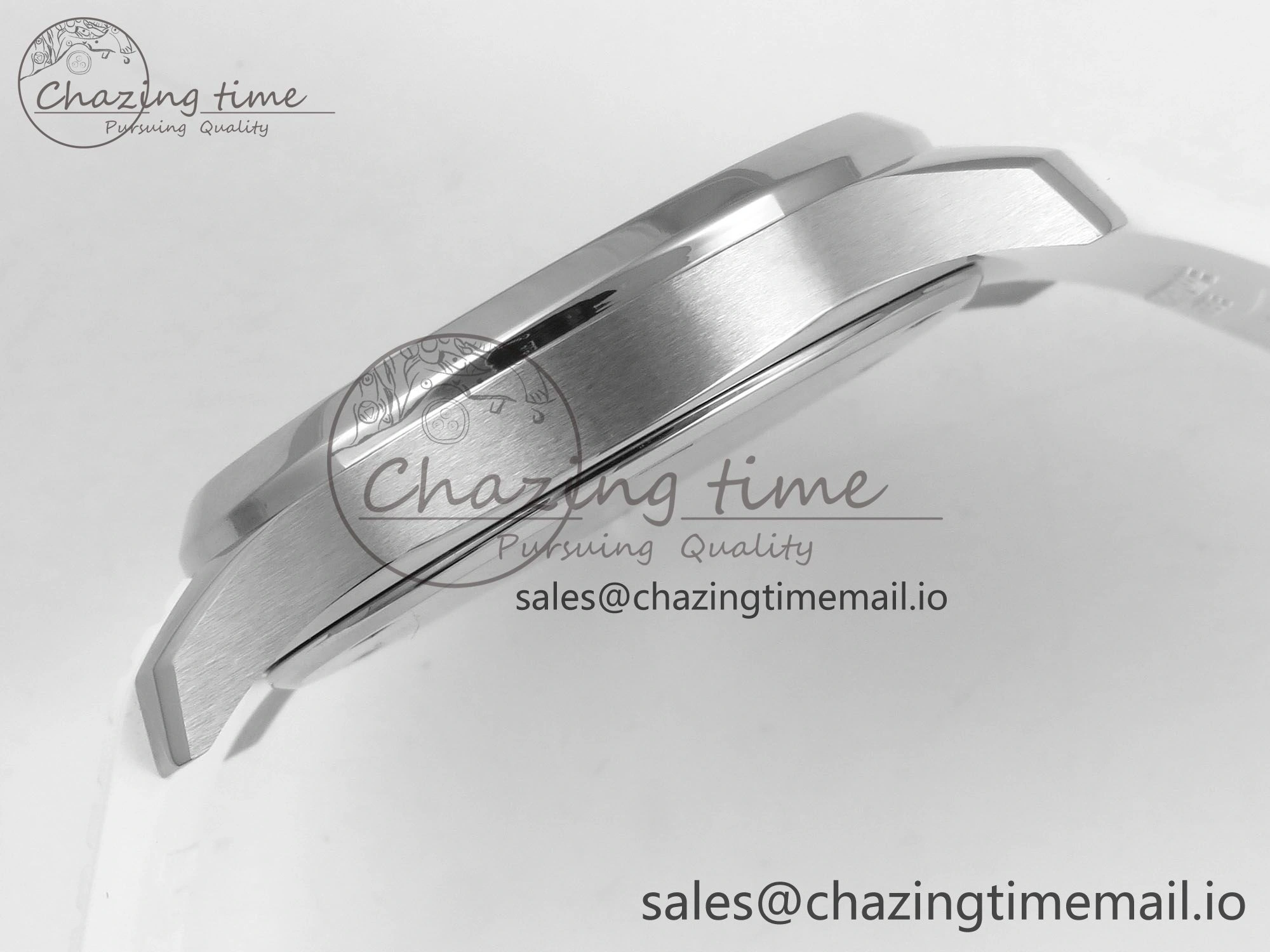 Aquanaut 5267 SS PPF 1:1 Best Edition White Textured Dial On White Rubber Strap Ronda Quartz