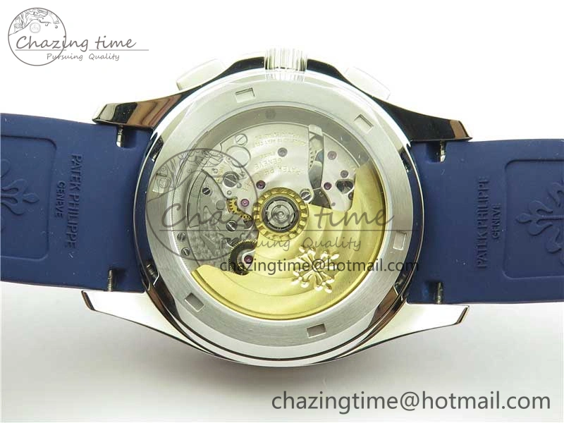 Aquanaut 5968 SS OMF Best Edition Blue Dial on Blue Rubber Strap A520