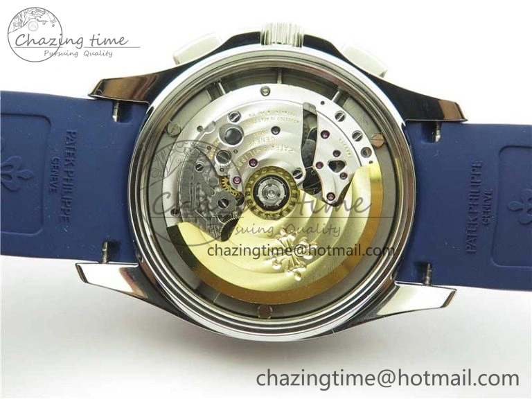 Aquanaut 5968 SS OMF Best Edition Blue Dial on Blue Rubber Strap A520