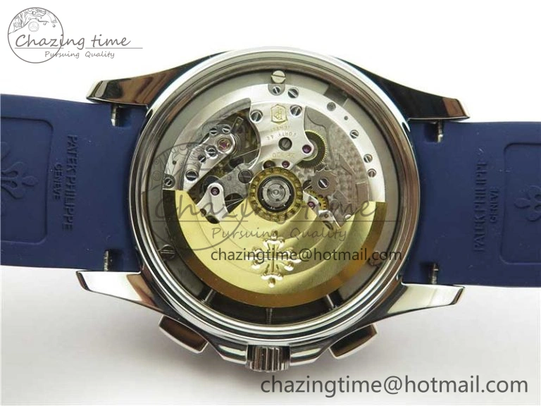 Aquanaut 5968 SS OMF Best Edition Blue Dial on Blue Rubber Strap A520