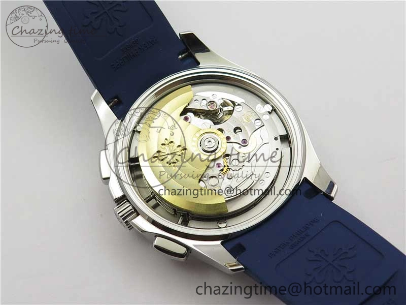 Aquanaut 5968 SS OMF Best Edition Blue Dial on Blue Rubber Strap A520