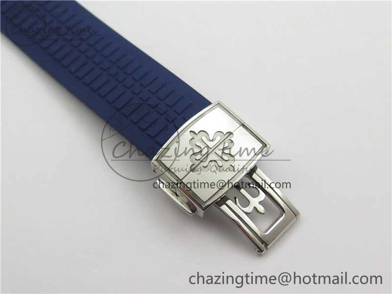 Aquanaut 5968 SS OMF Best Edition Blue Dial on Blue Rubber Strap A520
