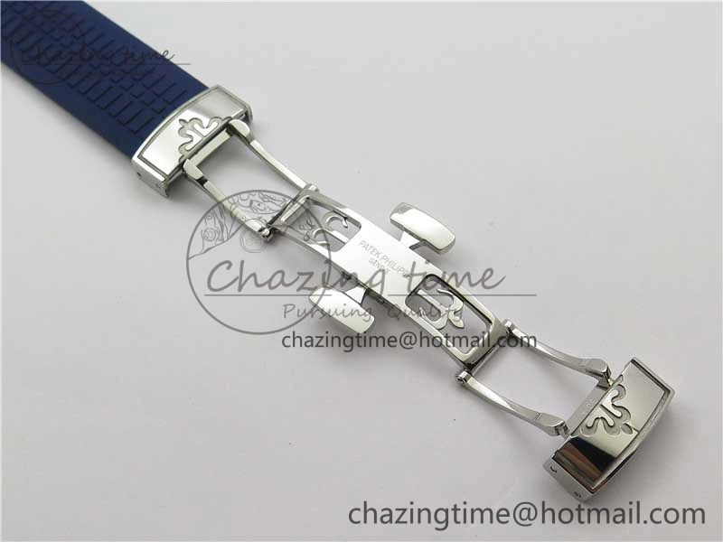 Aquanaut 5968 SS OMF Best Edition Blue Dial on Blue Rubber Strap A520