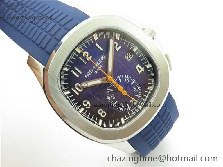 Aquanaut 5968 SS OMF Best Edition Blue Dial on Blue Rubber Strap A520