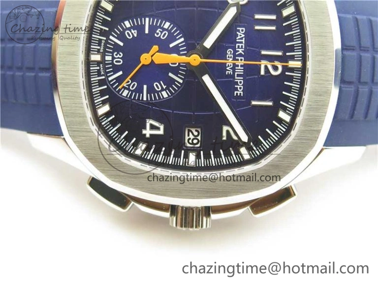 Aquanaut 5968 SS OMF Best Edition Blue Dial on Blue Rubber Strap A520