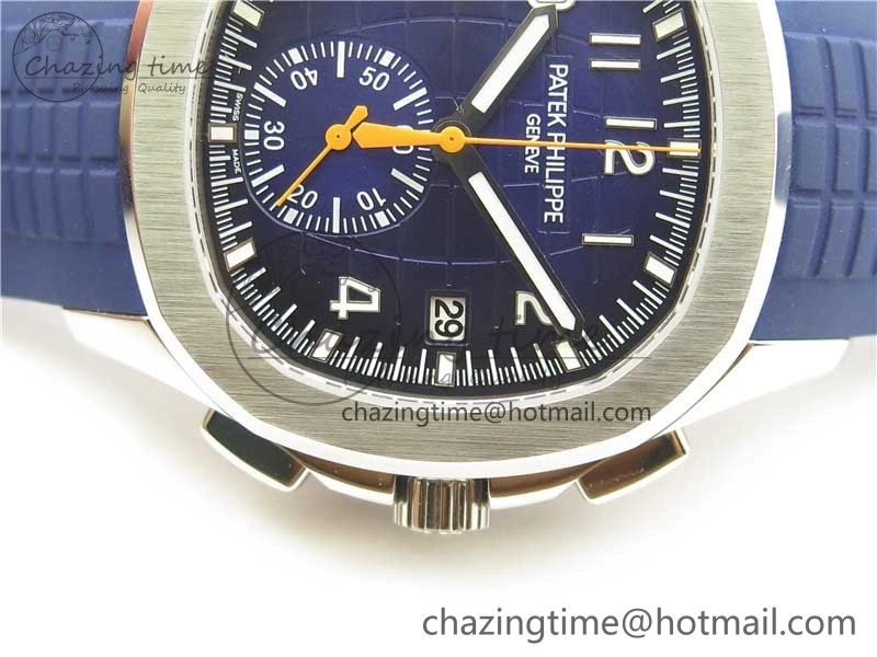 Aquanaut 5968 SS OMF Best Edition Blue Dial on Blue Rubber Strap A520