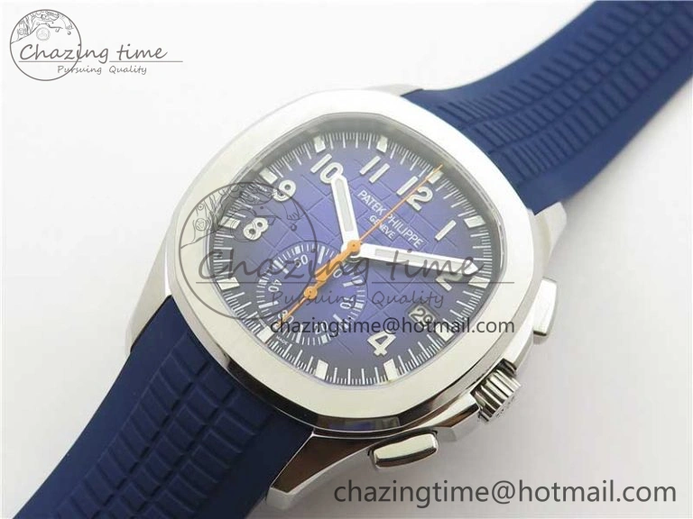 Aquanaut 5968 SS OMF Best Edition Blue Dial on Blue Rubber Strap A520