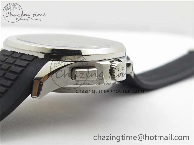 Aquanaut 5968 SS OMF Best Edition Gray Dial on Black Rubber Strap A520