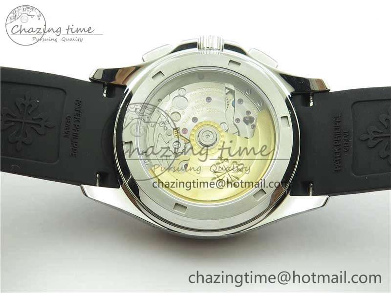 Aquanaut 5968 SS OMF Best Edition Gray Dial on Black Rubber Strap A520