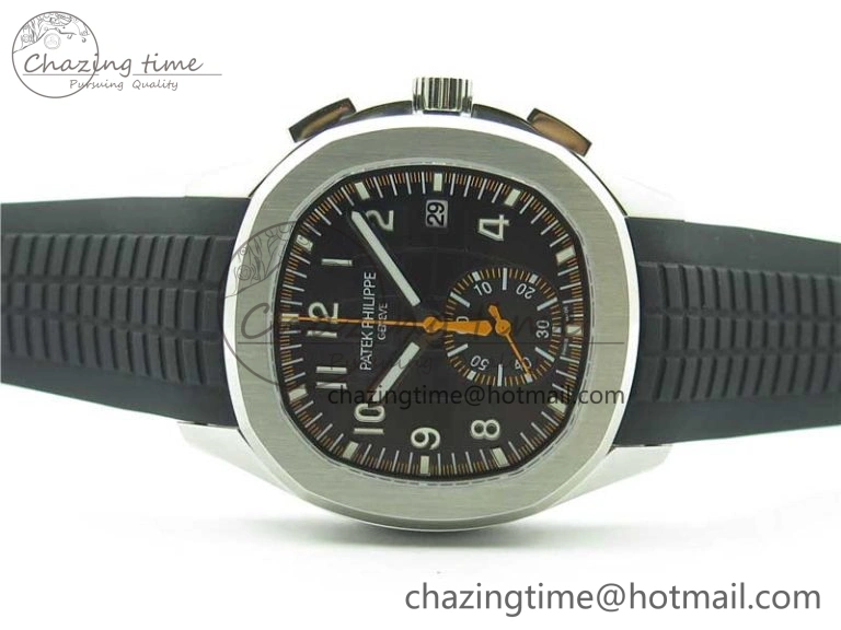 Aquanaut 5968 SS OMF Best Edition Gray Dial on Black Rubber Strap A520