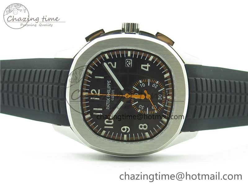 Aquanaut 5968 SS OMF Best Edition Gray Dial on Black Rubber Strap A520