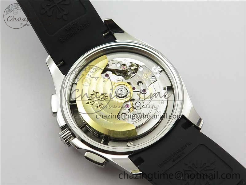 Aquanaut 5968 SS OMF Best Edition Gray Dial on Black Rubber Strap A520