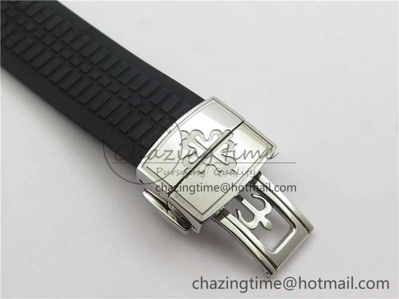 Aquanaut 5968 SS OMF Best Edition Gray Dial on Black Rubber Strap A520