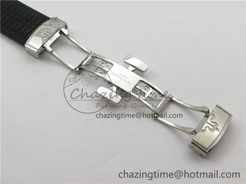 Aquanaut 5968 SS OMF Best Edition Gray Dial on Black Rubber Strap A520