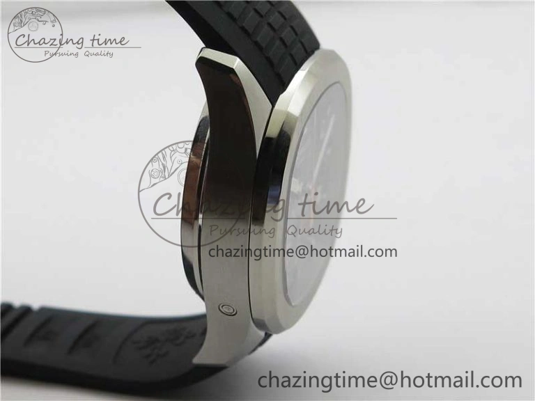 Aquanaut 5968 SS OMF Best Edition Gray Dial on Black Rubber Strap A520