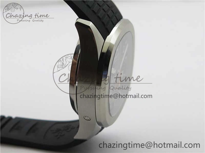 Aquanaut 5968 SS OMF Best Edition Gray Dial on Black Rubber Strap A520
