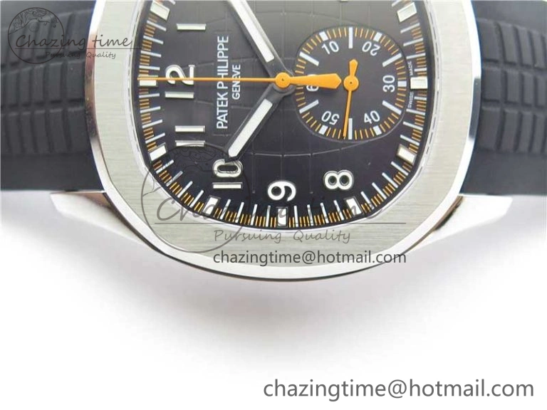 Aquanaut 5968 SS OMF Best Edition Gray Dial on Black Rubber Strap A520