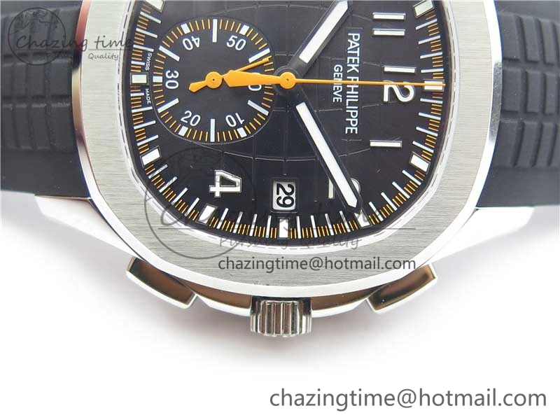 Aquanaut 5968 SS OMF Best Edition Gray Dial on Black Rubber Strap A520