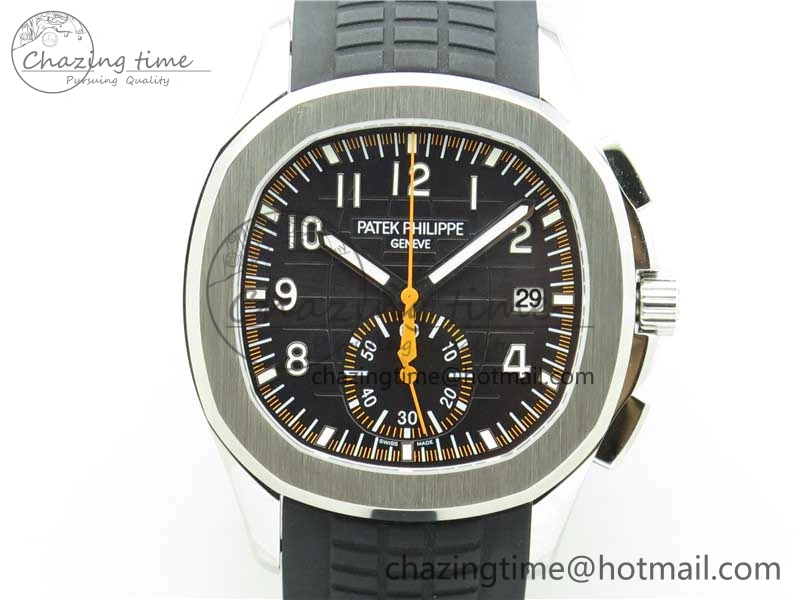 Aquanaut 5968 SS OMF Best Edition Gray Dial on Black Rubber Strap A520