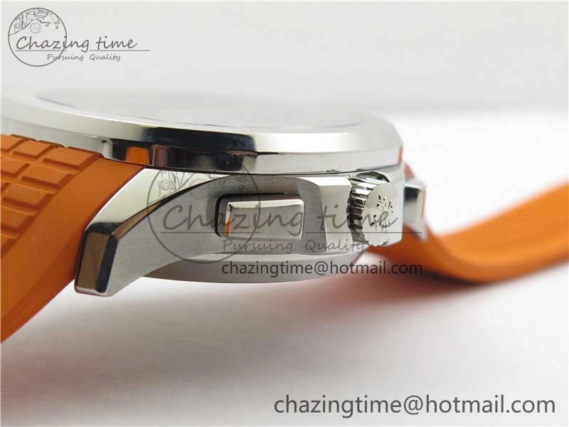 Aquanaut 5968 SS OMF Best Edition Gray Dial on Orange Rubber Strap A520