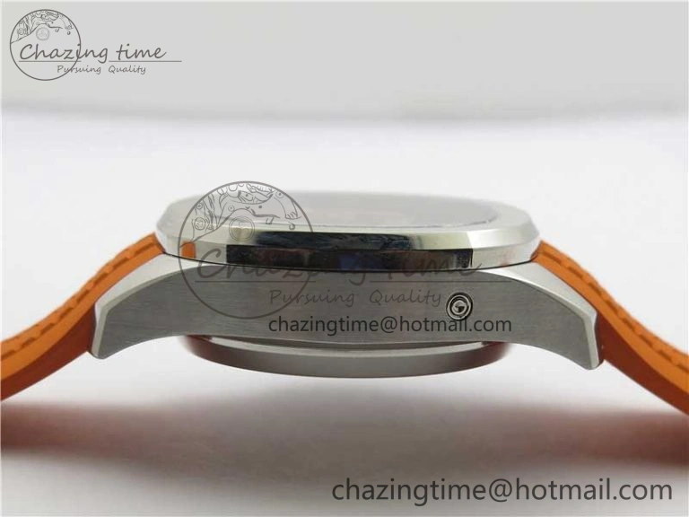 Aquanaut 5968 SS OMF Best Edition Gray Dial on Orange Rubber Strap A520