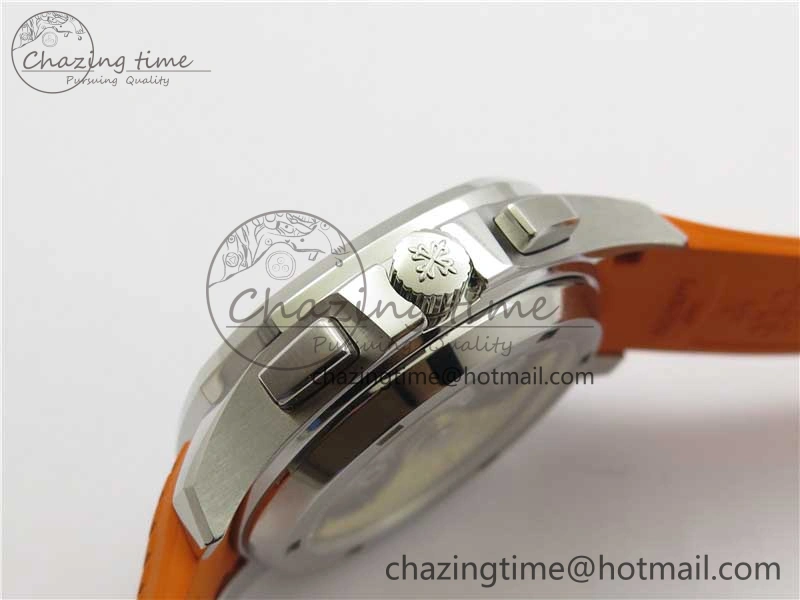 Aquanaut 5968 SS OMF Best Edition Gray Dial on Orange Rubber Strap A520